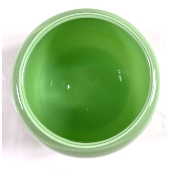 Glass.ful Votive Candle Holder Lime Green Handblown Cased Glass Canadian - Picture 5 of 9